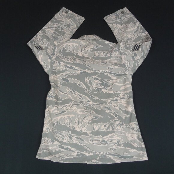 US AIR FORCE CAMOFLAGE UNIFORM WOMENS 6R JACKET CAMO TACTICAL FATIGUES L250 NAME - Picture 5 of 7